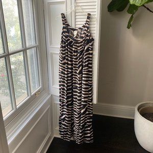 H&M Zebra Maxi Dress